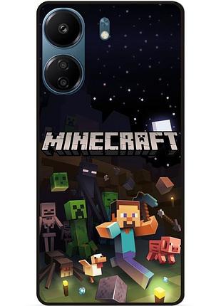 Силіконовий чохол бампер для zte nubia neo 5g з картинкою minecraft майнкрафт