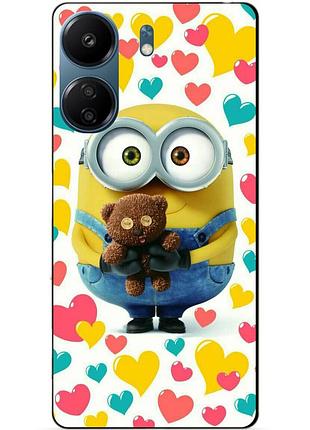 Силіконовий чохол бампер для zte nubia neo 5g з малюнком міньйон боб minion