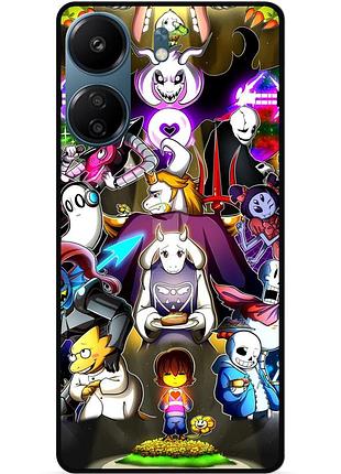 Силіконовий чохол бампер для zte nubia neo 5g з малюнком undertale андертейл