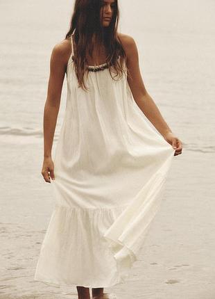 Плаття міді з монетками від zara, розмір  xs, l