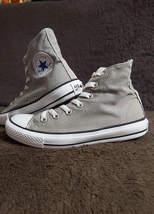 Кеды, хайтопы от converse all star оригинал. размер по бирке 39.