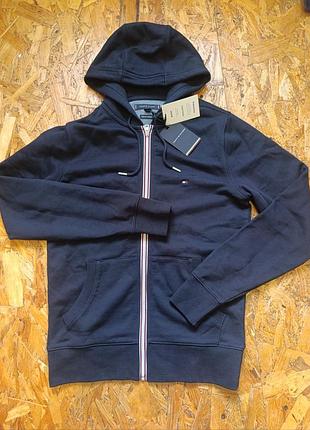 Новая котоновая оригинальная кофта реглан tommy hilfiger