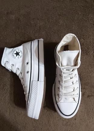 Кеды, хайтопы от converse all star оригинал. размер по бирке 35.