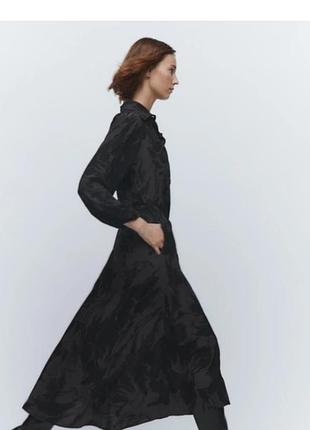 Платье длинное летнее zara