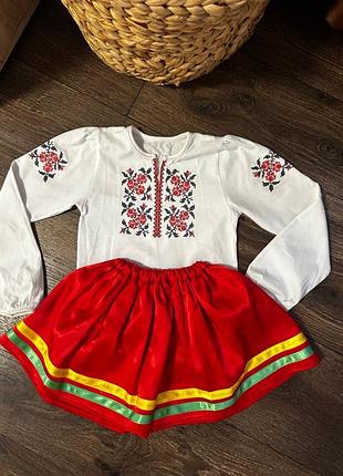 Вишиванка +спідничка р 116