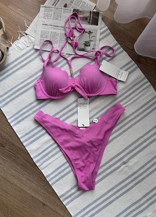 Роздільний рожевий купальник hunkemöller