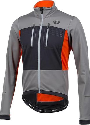 Чоловіча велокуртка утеплена флісом сфотшел pearl izumi men's elite escape soft-shell jacket - xl