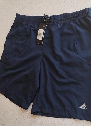 Нові чоловічі спортивні шорти adidas ess. f wv sht blue