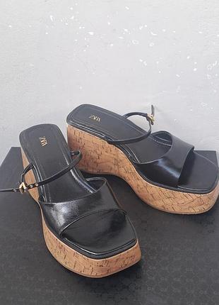 Босоножки/мюли zara