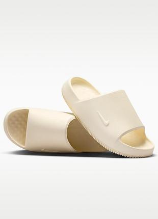Оригинальн! сша! унисекс тапочки nike calm slide 2.0 ib0183-101 шлепанцы летние новые