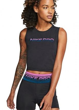 Женский спортивный топ для тренировок nike pro dri fit оригинал майка найк