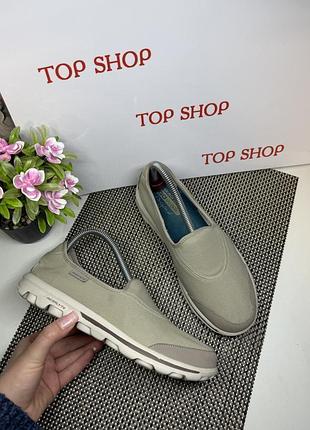 Оригинальные балетки слипоны skechers