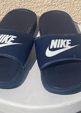 Nike чоловічі літні капці шльопки чоловічі оригінал сині 44 43 розмір