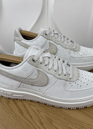Оригінальні шкіряні кросівки nike air force 1 low luxe
