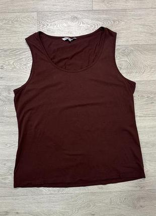 Жіноча коричнева широка майка store twenty one
