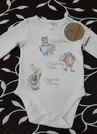 Бодик 100% бавовна на дитину 3-6 місяців, фірми peter rabbit