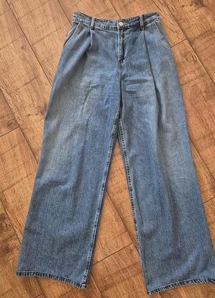 Джинси с защіпами  zara , 34 xs