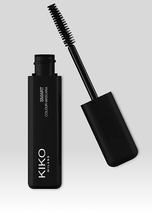 Туш для вій з ефектом панорамного об'єму kiko milano smart colour mascara - 09 black (000255)