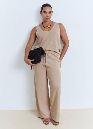 Трикотажний топ майка mango suit