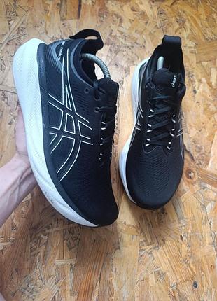 Оригинальные беговые кроссовки asics gel nimbus 25 running shoes black