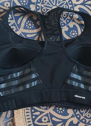 Adidas оригинал топ спортивный черный размер s м