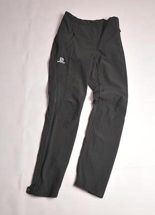 Мужские софтшелл брюки salomon men's momentum softshell full zip pant - s