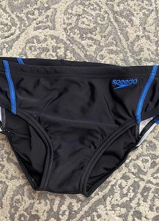 Спортивні плавки speedo для хлопчика для плавання чорного кольору