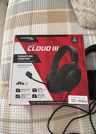Ігрова гарнітура hyperx cloud iii навушники