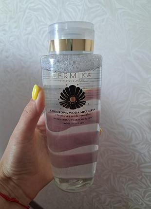 Міцелярна вода dermika luxury caviar об'ємом 400 мл, розроблена для зрілої шкіри