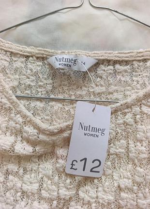 Кружевная кофтина nutmeg 5