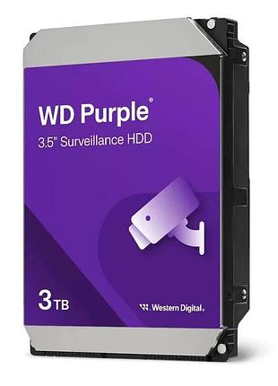 Жорсткий диск 3.5" 3tb 128mb western digital purple wd34purz (090-00220)