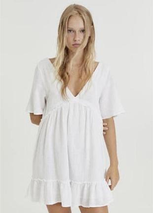 Легке літнє коротке плаття, сукня на пляж pull&bear
