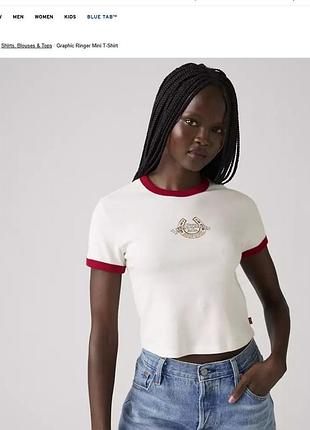 Жіноча футболка levis xs s хс с оригінал біла
