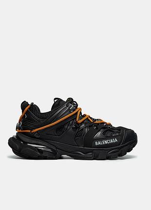 Track trail laces black/orange