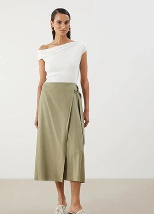 Лляна спідниця massimo dutti