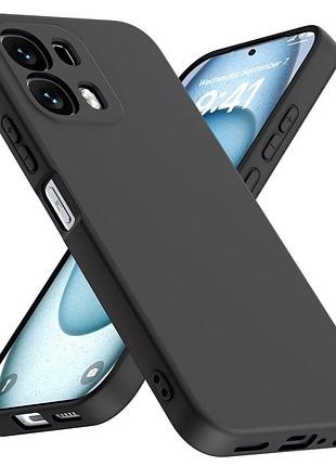 Чехол fiji full soft premium для oppo a6s (cph2815) противоударный бампер с микрофиброй black