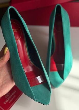 Туфлі босоніжки жіночі замшеві valentino
