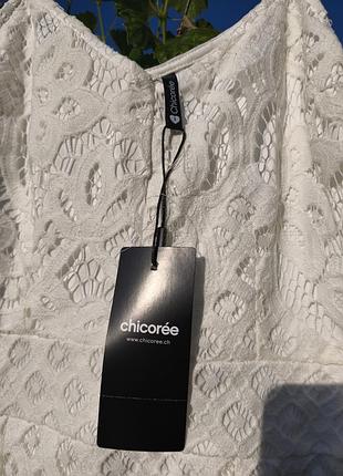 Новое белое кружевное платье сарафан chicoree оригинал с биркой 6