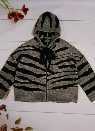 Вовняна сіра преміальна кофта светр жіночий zadig voltaire lennox  alpaca (оригінал)