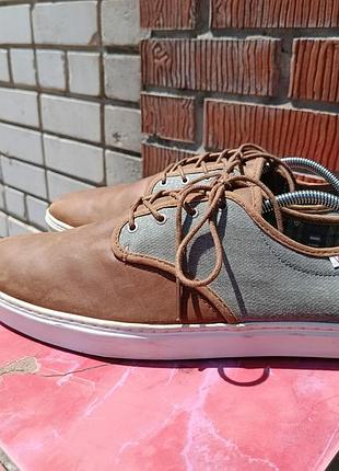 Кожаные кеды туфли vans otw ludlow (us 13 / 47 / 31 см) оригинал, премиум серия
