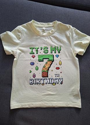 Футболка мой 7 день рождения, my 7 birthday