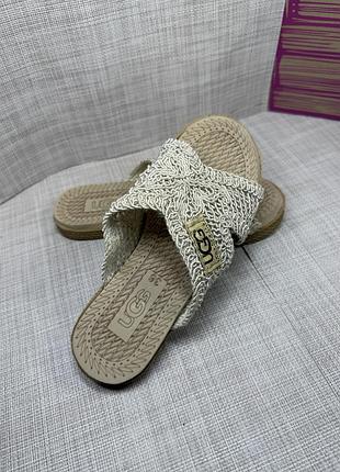 Ugg шлепанцы легкие плетеные