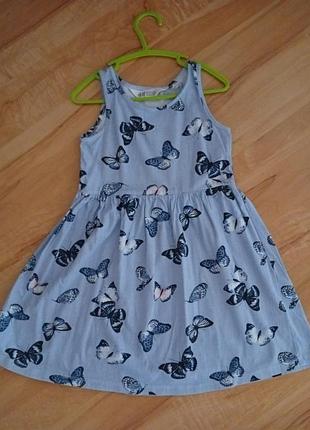Платье h&amp;m на девочку 6-8 лет