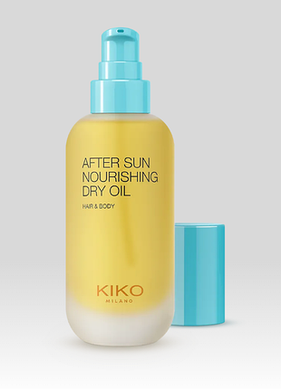 Живильна суха олія для волосся та тіла kiko milano after sun nourishing dry oil 100 мл (000258)
