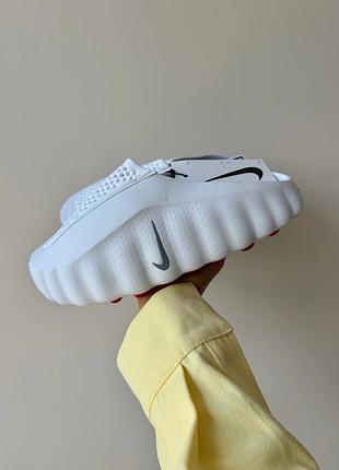 👟 шлепанцы nike mind 001 white speed red / наложка bs👟