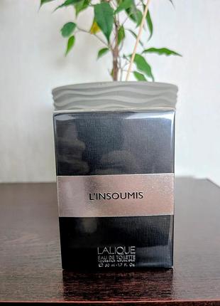 Туалетная вода lalique l'insoumis, 50 мл., первый выпуск 2016 года, полностью новый.