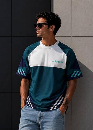 Шикарна чоловіча футболка adidas оверсайз