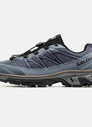 Мужские кроссовки salomon xt- 6 shadow grey black 42-44
