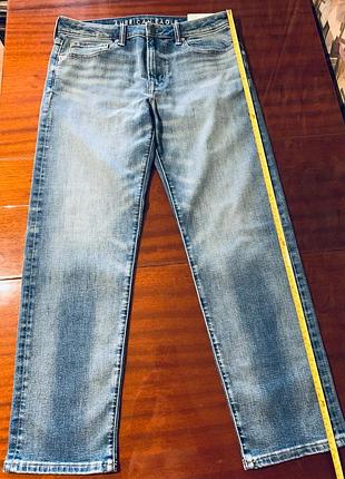 Нові чоловічі джинси american eagle airflex+ straight 32/32 оригінал сша