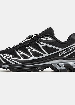 Чоловічі кросівки salomon xt- 6 soft ground black silver 41